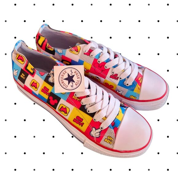 Mickey mouse themed Converse All Star sneakers - Picture 1 of 6